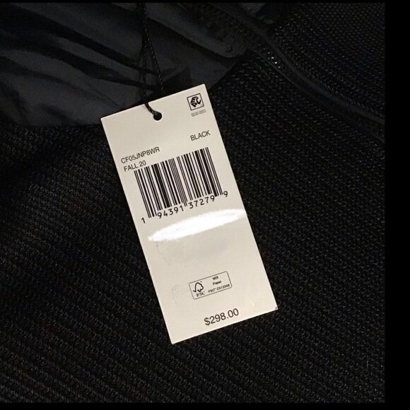 💲298 Michael Kors Men’s Mixed- Media Full Zip Medium Hoodie - Picture 3 of 8